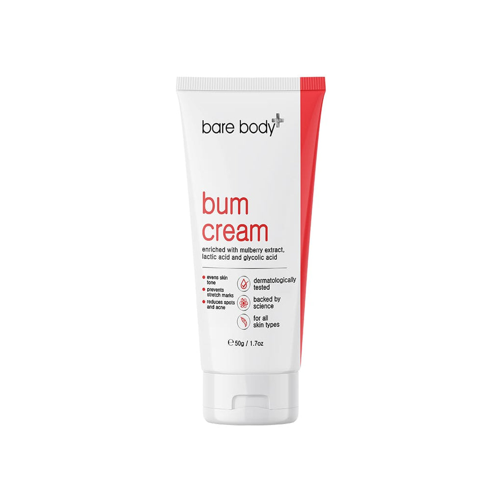 Bum Cream 2% Lactic Acid For Brighter & Softer Bum | 50gm